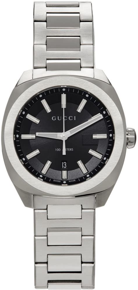 gucci silver gg2570 watch|Gucci GG2570 watch, 41mm.